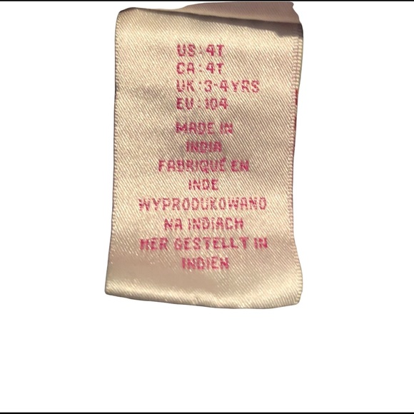 4T chambray embroidered dress ribbon casual dress spring summer party - Picture 6 of 7